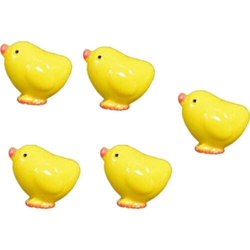 2-13PCS Hen Chicken Chick Egg Nest Small Pasture Statue Miniatures Ornament For DIY Fairy Garden Dollhouse Plant Decoration