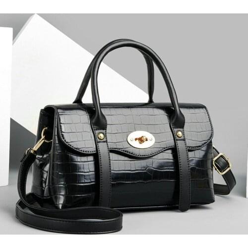 2021 New Trend Fashion Patent Leather Middle-aged Lady Bag Mother Bag All-match Single Shoulder Messenger Handbag