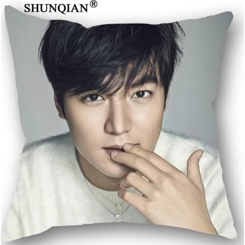 New Nice Lee Min Ho Pillowcase Wedding Decorative Pillow Case Customize Gift For Pillow Cover