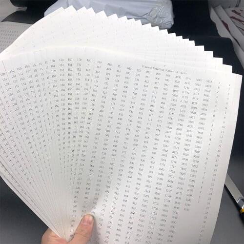 New Diamond Painting Accessories 546 grids Number stickers for 5D Diamond painting Storage Box Diamond Embroidery tools