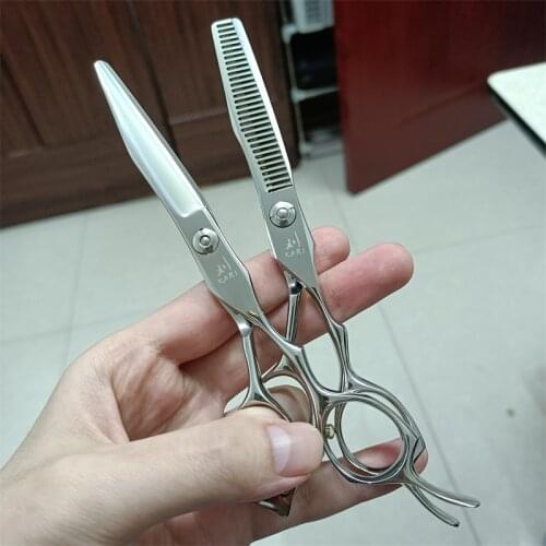 "HERCULES" Professional Hairdresser Hair Cutting Thinning Scissors Set 6.0 Quality Barber Shop Hairdressing Salon Shears H-44