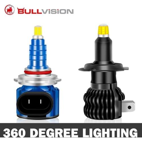 With SAMSUNG 24 CSP Chips Led H7 8 Sides 9005 HB3 H11 H8 H1 Bulbs Car lights 60W 18000LM 6000K Fog Light Hi Lo led Automotivo