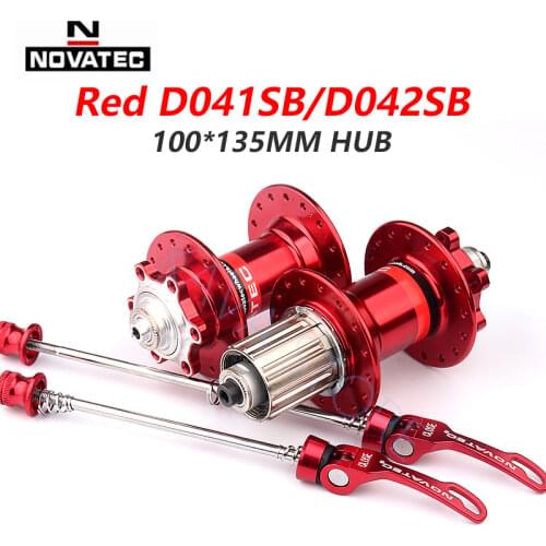 Novatec Hub D041SB D042SB Mountain Bike Disc Card Brake 28/32/36 Holes MTB Road Bicycle Bearing 36H Hubs 8/9/10/11/12 Speed