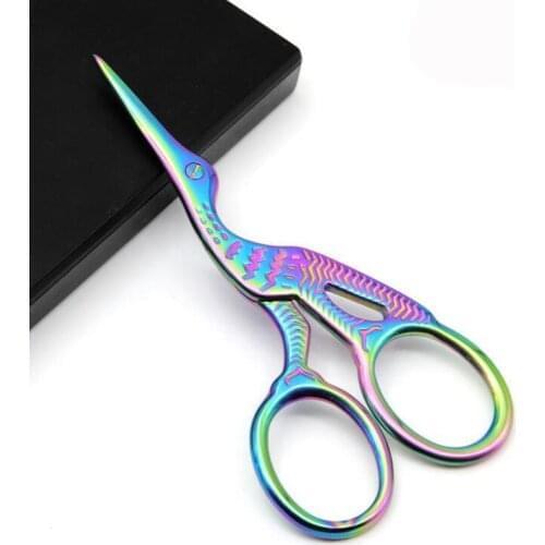 Retro Vintage Scissors Crane Sewing Scissors Cross Stitch Thread Cutter Embroidery Sewing Tailor Cutting Scissor Handcraft Tools