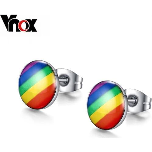 Серьги-гвоздики VNOX China At AliExpress