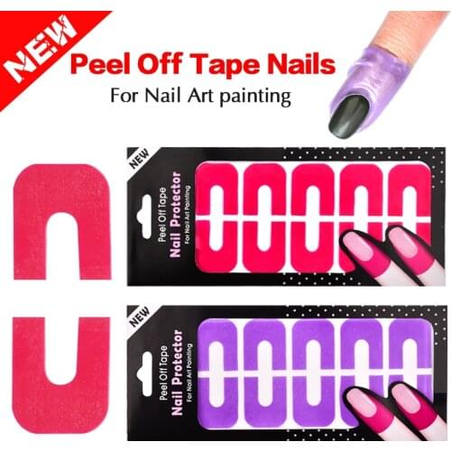 1 Piece Reusable Soft Plastic Nail Protector To Keep Polish Cover Polish Shield Protector