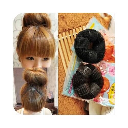 1 Pc head Ring Donut head Hair Bun meatball Maker Bract Shape Sponge Hairband Hair styling Makeup Tool