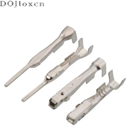 20/50/100/200/500 Pcs G1 Automotive Brass Tinned Crimping Terminal Loose Splice Pins Wiring Connector DJ613-G1×0.6A/8100-3177