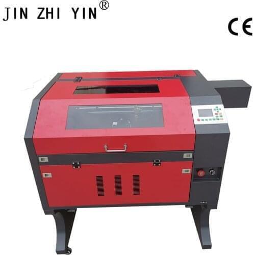 4060 Red and Black 80W CO2 laser engraving machine Ruida system cnc laser glass engraving machine