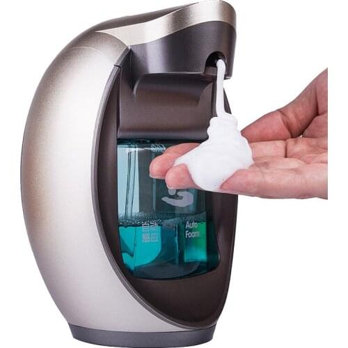 480ml Automatic Soap Dispenser Foam Dispensers Wall Mounted Smart Sensor Touchless Kitchen Bathroom Noble Liquid Soap Dispensers