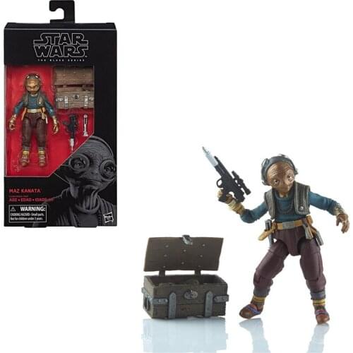 6 inches Hasbro star wars Maz Kanata Black series Force Awakening anime action & toy figures model toys for children