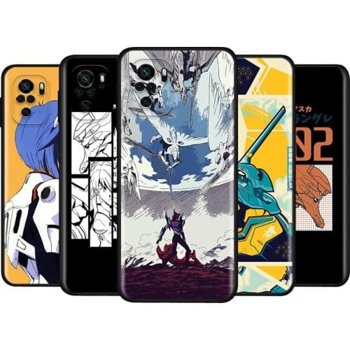 Anime girl mech For Xiaomi Redmi Note 10S 10 9 9S 9T 8T 8 7 6 5 Pro Max 5A 4X 4 5G Soft Silicone Phone Case