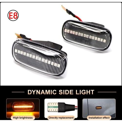 Dynamic LED Blinker Turn Signal Lights For Honda CRV Accord Civic City Fit Jazz Stream HRV S2000 Odyssey Integra Acura RSX NSX