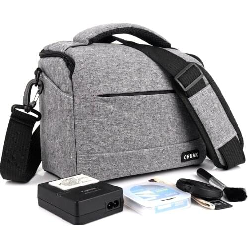 DSLR Camera Bag Fashion Polyester Shoulder Bag Camera Case For Canon 1300D 80D 760D 750D 700D 200D 100D 1200D 1500D 6D Photo Bag