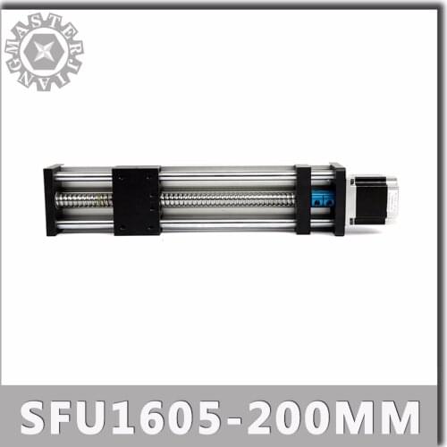 SFU1605-200mm Stage A Linear Guide Rails Linear Actuator System Module Table 200mm Travel Length CNC Guide SFU1605