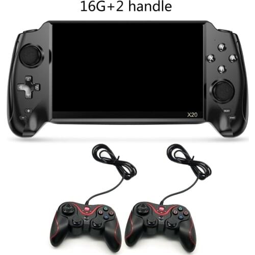 X20 Handheld Game Console 7 Inch Screen Retro Joystick Support TF Double Player