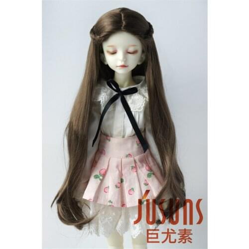 JD539 1/4 1/3 Long Curly BJD Synthetic Mohair Wig Size 7-8inch 8-9 inch 9-10 inch Doll Hair Doll Accessories