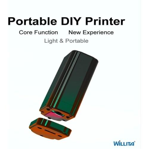 Willita Portable Printpen Mini Printer Inkjet Pen Portables Handheld Printers Small DIY Printing for Android/IOS #R10