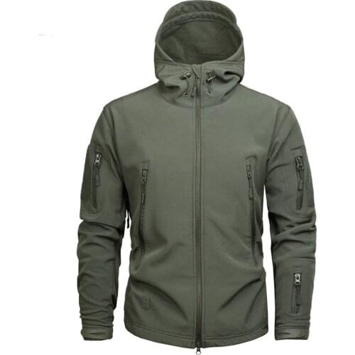 Mens Army Camouflage Jacket and Coat Military Tactical Jacket Winter Waterproof Soft Shell Jackets Windbreaker Hunt Clothes