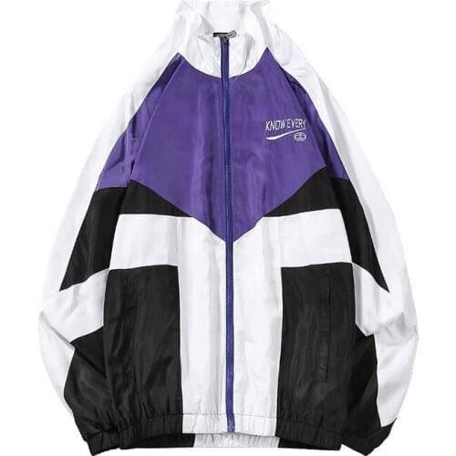 Bormandick Mens Jackets brands Coat Jacket Color Streetwear Casual autumn Zipper Pullover Windbreaker Track KXP18 CJ04-65 T