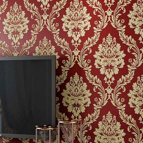 53*950cm Patch Living Room TV Background Wallpaper 3D Non-woven Modern Simple Relief Wallpaper