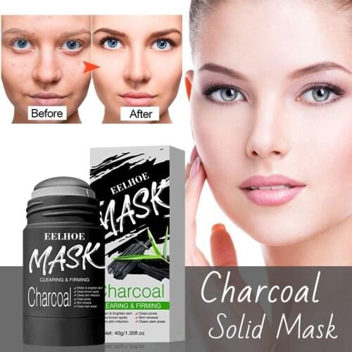 Cleansing Facial Mask Stick Vitamin Bamboo Charcoal Oil Control Pore Shrinkage Blackhead Removal Moisturizing Mud Mask FaceTSLM1