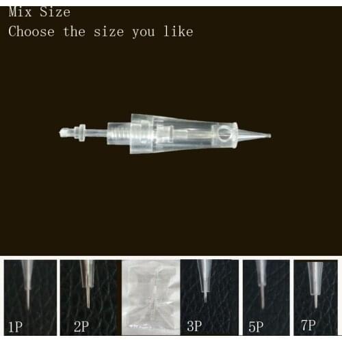 Wholesale new tattoo permanent makeup needle cartridge for eyebrow tattoo or lip with 1P,2P,3P,5P,7P size