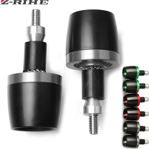 Motorcycle handlebar grips handle bar ends 7/8"22mm hand cap For SUZUKI GSXR 600/750/1000 GSXR600 GSXR750 GSXR1000 2003-2017