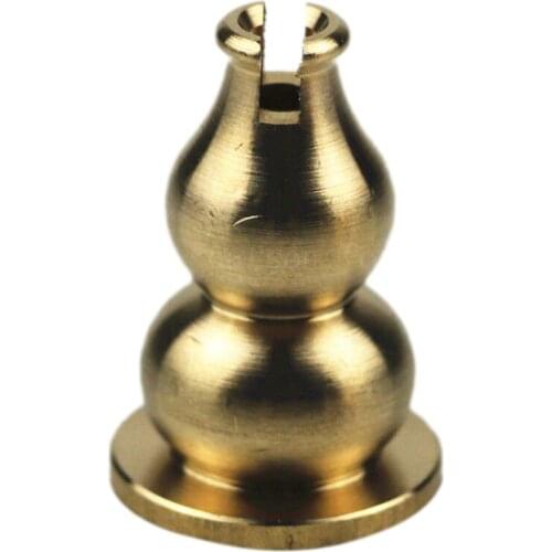 Handcraft 3mm Brass Buddhist Gourd Incense Burner Censer Cone Stick Holder Ash Catcher