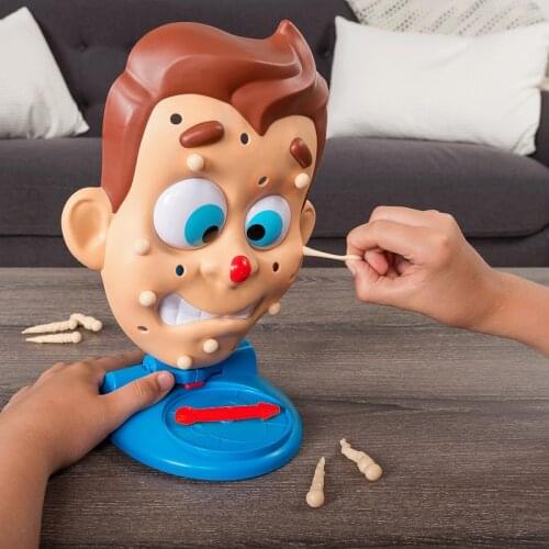 Squeezing acne table games Tricky toys Reduce stress Spoof Artifacts Creative Entire people Funny gifts