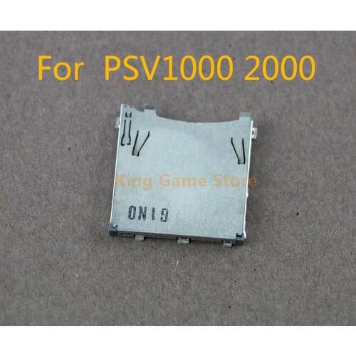 10pcs/lot Orginal used Memory Card Slot game card slot socket For ps vita psvita psv 1000 2000 SD card slot socket Parts