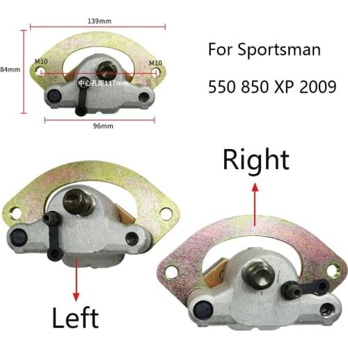 Motorcycle Brake Pump Calipers Left Right Caliper Lower Pumps For Polaris Sportsman 550 850 XP 09 ATV Dirt Bike Scooter Go Kart