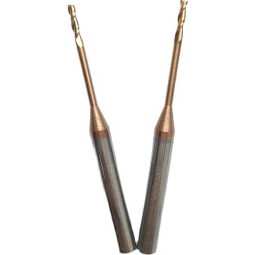 Free shipping 2pcs/lot 1.5mm long neck flat End Mills hrc60 CNC Endmills solid carbide milling tools cutters