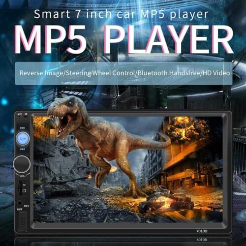 2021New Android Apple Internet HD 7-inch MP3 Card Locomotive MP5 Player Bluetooth Call Reversing Party Control Car Video Players