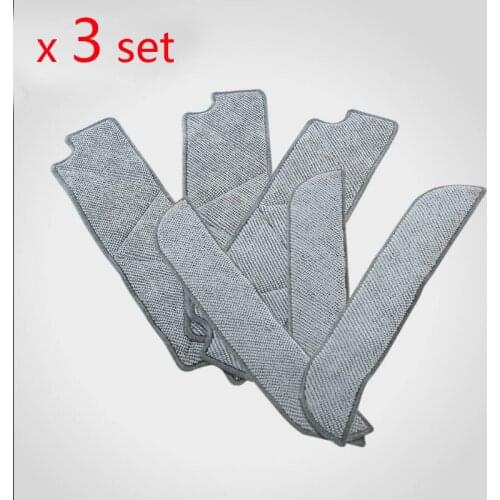 3 set Mopping Cleaning cloth Dishcloth dishrag For Ecovacs Winbot W710 W730 TBW60TG TBW61 WRN60 WRN70 Replacement