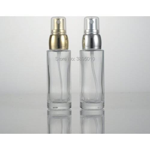30ml Glass Perfume Bottle Clear Glass Spray Bottle Empty Fragrance Packaging Bottle Refillable F364