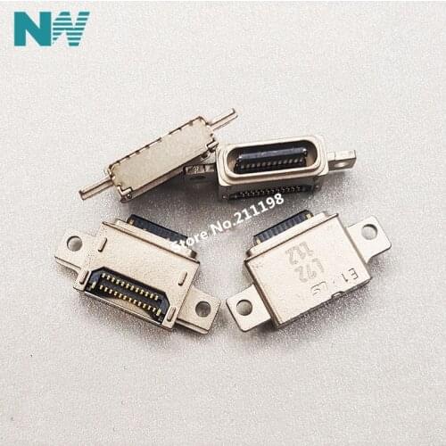 50Pcs/Lot Micro Usb Jack Type-C Mobile Phone Usb Connector Power Interface Charging Port For Samsung S8 S8+ G955U G9508 G950F
