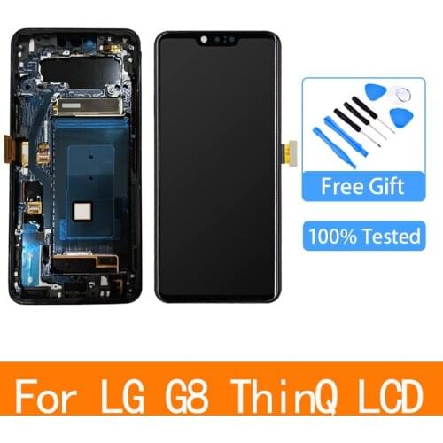 6.1" With Frame ORIGINAL lcd For LG G8 ThinQ LCD Touch Screen Digitizer Assembly For LG G8 LM-G820N G820 LM-G850 G820UM lcd