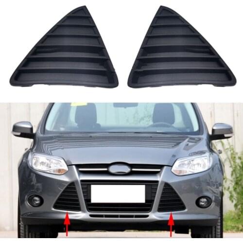 Auto Left Right Front Bumper Triangle Fog Light Lamp Grill For Ford Focus 2012 2013 2014 BM51-17K947-AE BM51-17K946-AE