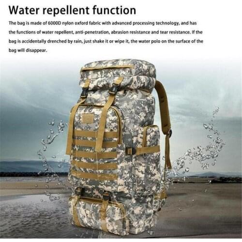 Large Backpack Fashion Unisex Army Military Tactical 3P Softback Outdoor Waterproof Bug For Men Women Teenage Charging Travel