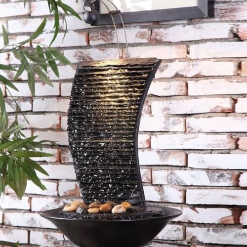 The living room water fountain humidifier indoor decoration Home Furnishing rockery lucky feng shui ornaments decorations