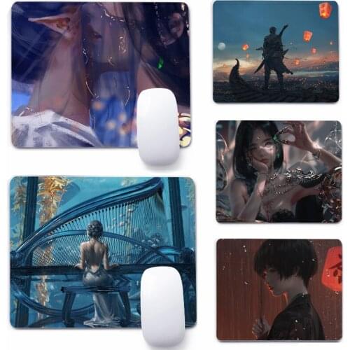 Game Ghost Blade Mouse Pad Deskpad Gaming Writing Desk Mat Keyboard Mats For Office Home Computer Mousepad