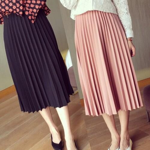 Import pearl pleated chiffon organ occurring shirt dress Crushed through summer wear thick dress fabrics