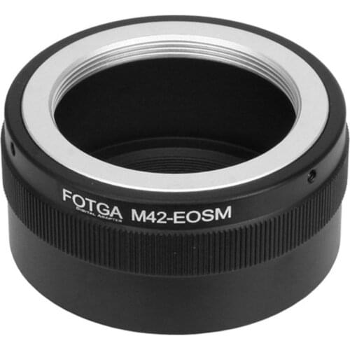 FOTGA M42 Lens Adapter Ring for Canon EOSM M2 M3 EF-M Mirrorless Camera Body