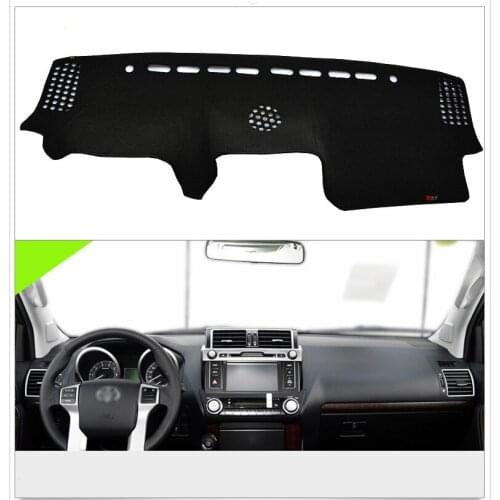 Interior Dashboard Carpet Photophobism Protective Pad Mat For Toyota Prado 2010-2015