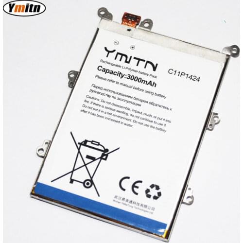 New Ymitn 3000mAh Cell Phone Battery Li-ion Battery For ASUS ZenFone 2 ZE551ML ZE550ML Z00ADA Z00ADB With Iron frame C11P1424