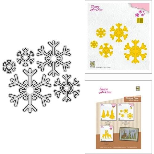 2021 New Elegant Snowflakes Metal Cutting Dies for DIY Scrapbooking Decoration and Card Making Paper Craft Embossing No Stamps