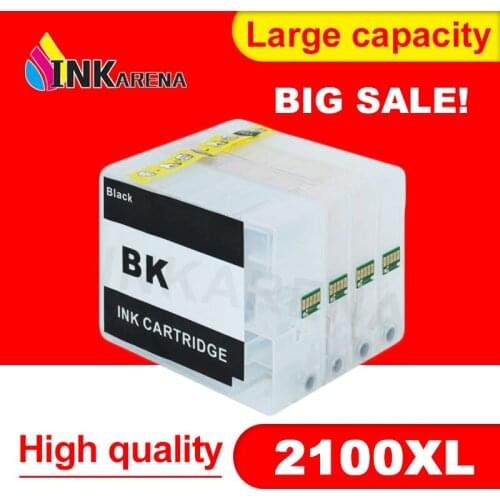 Refillable Ink Cartridge for Canon PGI2100 PGI 2100 PGI-2100XL Catridge for Canon MAXIFY MB5010 MB5310 IB4010 Printer with chip