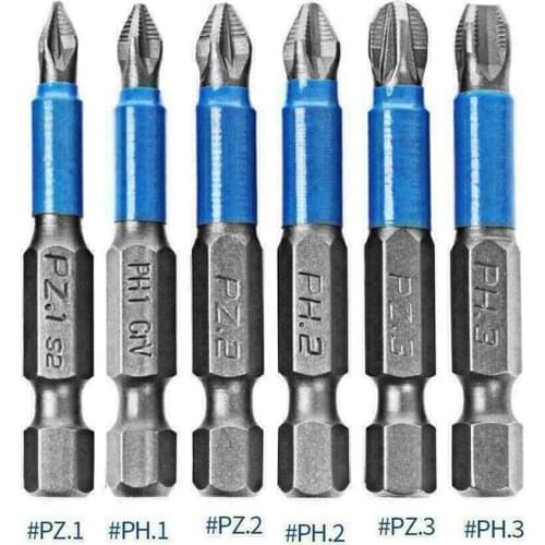 Screwdriver Bit 25/50mm Drill Screwdriver Bit Hex Magnetic Anti Slip Electric Screwdriver Bits Power Tools Cross Head Tool