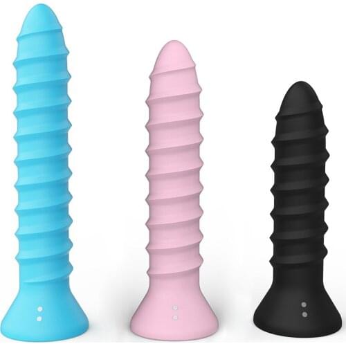 Yue inflooring New Screw Spike Rechargeable Vibrator Super Quiet Strong Motion Full Waterproof Female Apparatus Adult Supplies